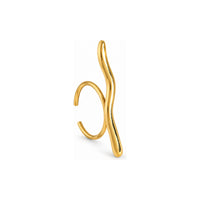 The WOO Ripple Edit Ring in gold on a pure white background