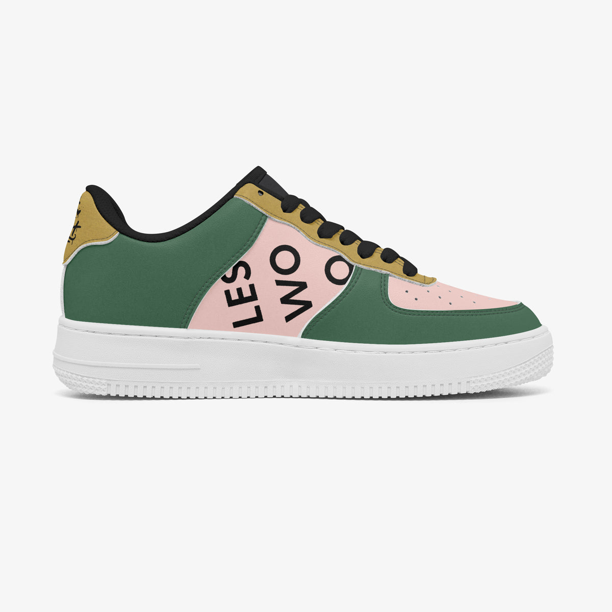 Andrew Barnsley | Leads With Heart | Low-Top Leather Sneaker, product view 3