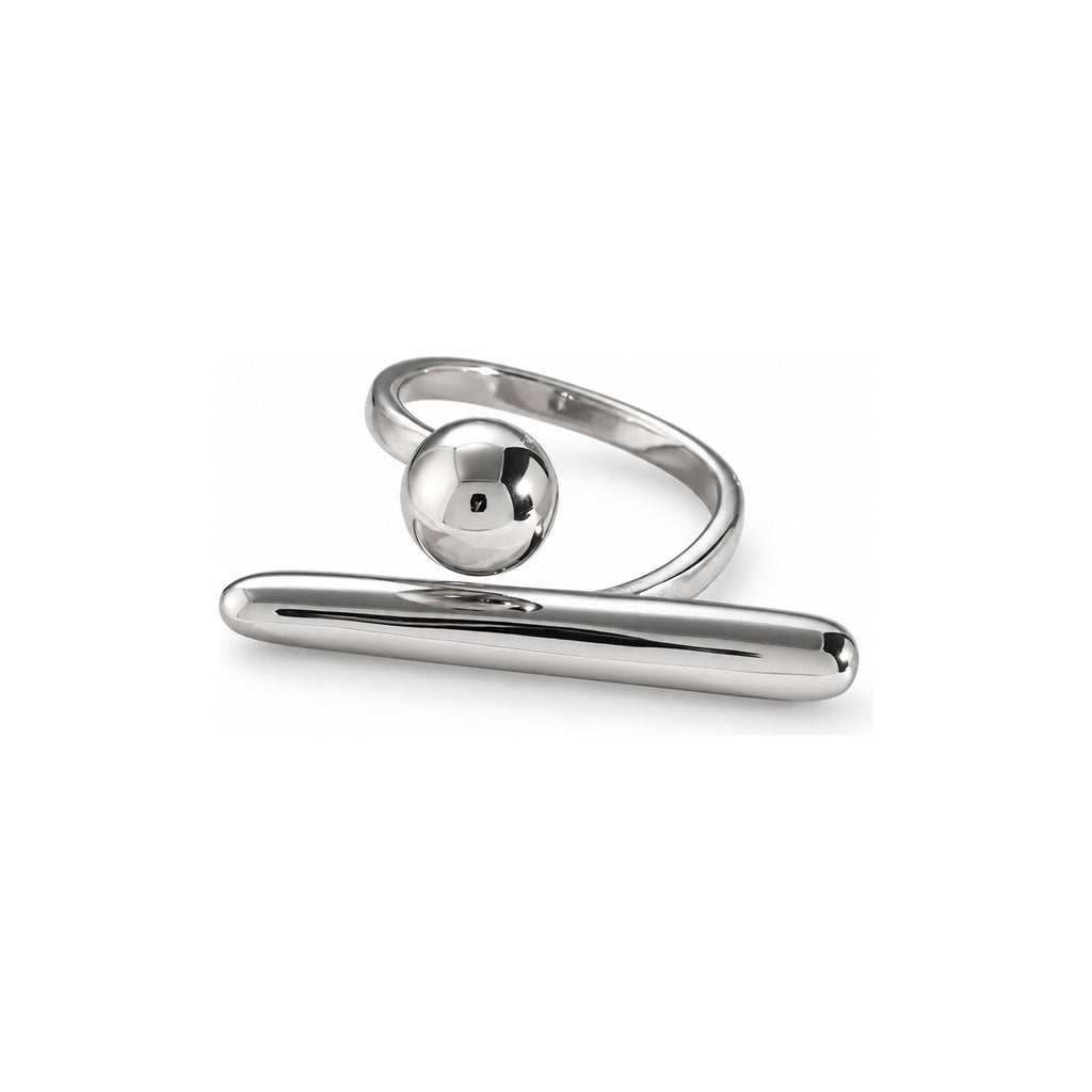 The WOO Freeze Frame Ring in gold on a pure white background