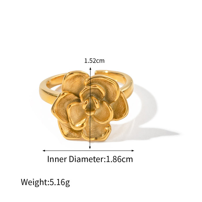 Jo Chim Blossom Ring in gold, alternate product view