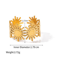 Nadia Bonner Sunshine Ring in gold, front view