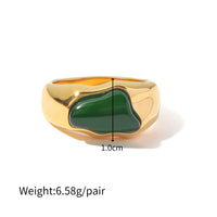 Ellora Patnaik Stone Ring in black and gold