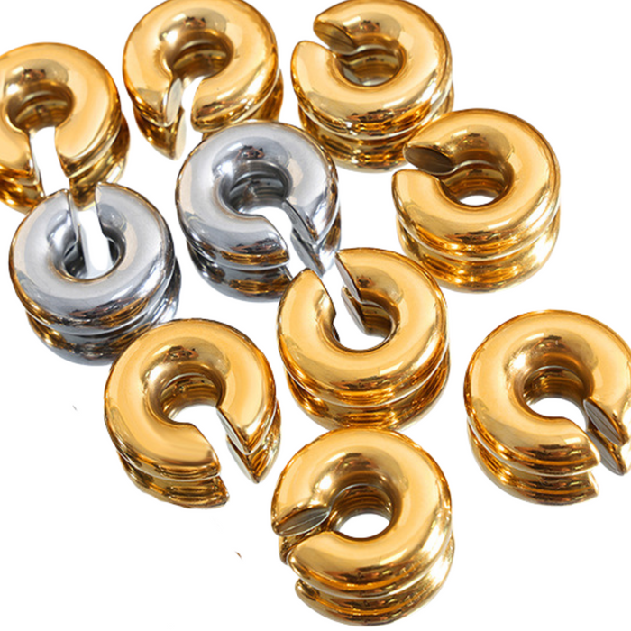 The WOO | Ear Cuff | Smooth | Gold | Silver - les woo 