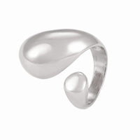 Rachel Harris Worth Protecting Ring in silver on a white background
