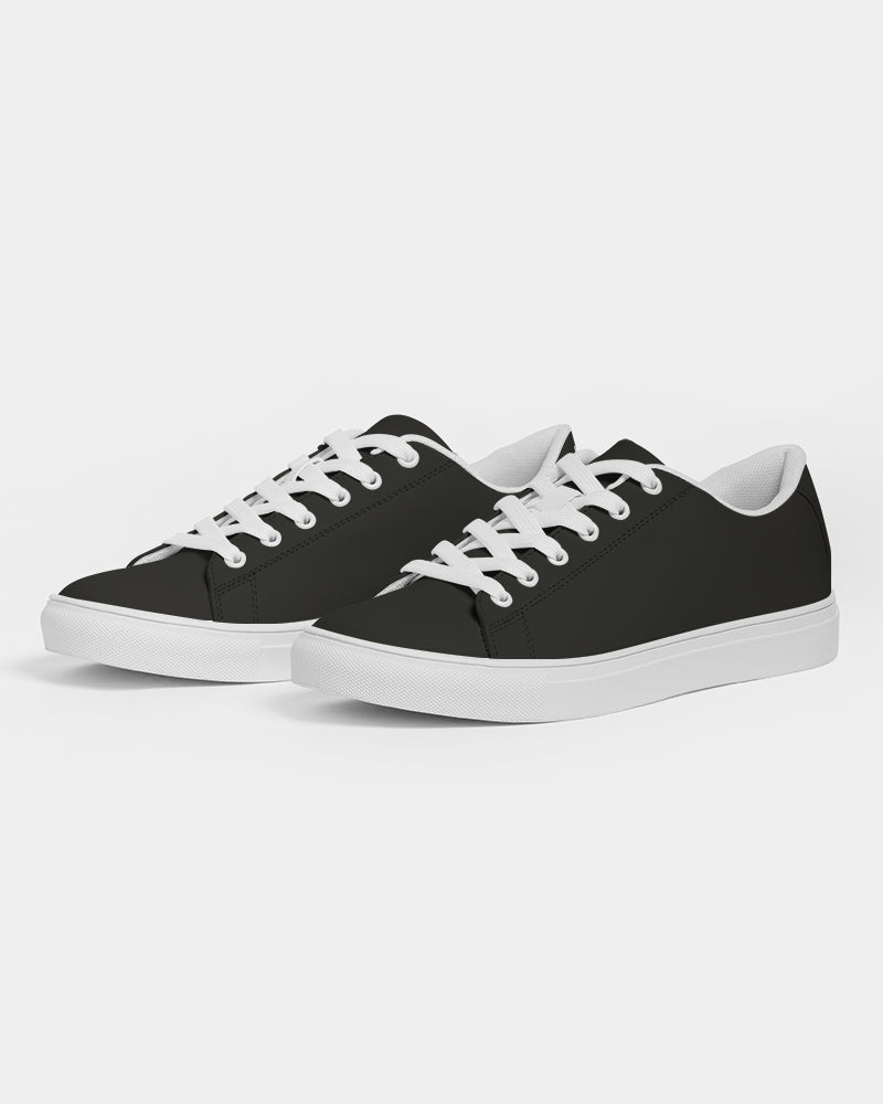 LES WOO 322 | VEGAN-LEATHER SNEAKER | BLACK - les woo 