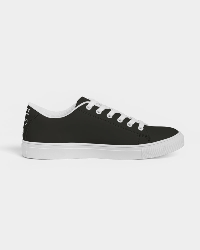 LES WOO 322 | VEGAN-LEATHER SNEAKER | BLACK - les woo 