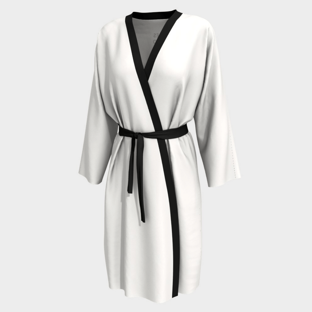 LES WOO | PEIGNOIR | WHITE - les woo 