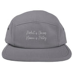 NUANCE IS POETRY | FIVE PANEL HAT - les woo 