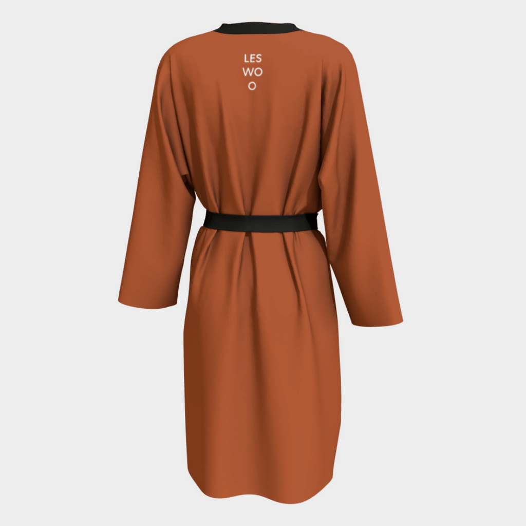 LES WOO | PEIGNOIR | RUST - les woo 