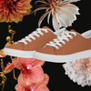 LES WOO 322 | VEGAN LEATHER SNEAKER | RUST - les woo 