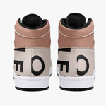 222 WOO Girl | High-Top | Leather Sneakers - les woo 