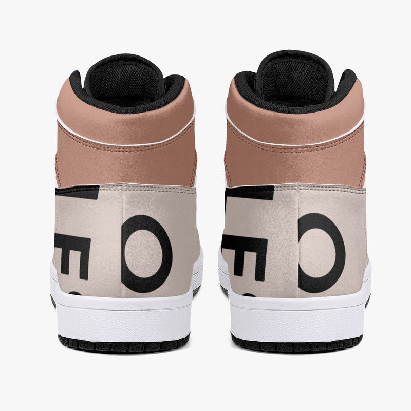 222 WOO Girl | High-Top | Leather Sneakers - les woo 