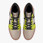 222 WOO Girl | High-Top | Leather Sneakers - les woo 
