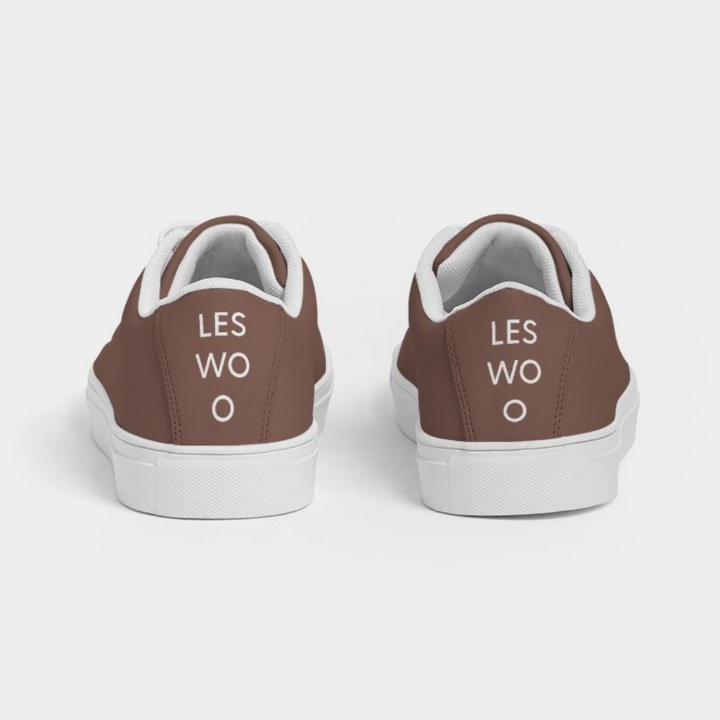 LES WOO 322 | VEGAN LEATHER SNEAKER | CLAY - les woo 