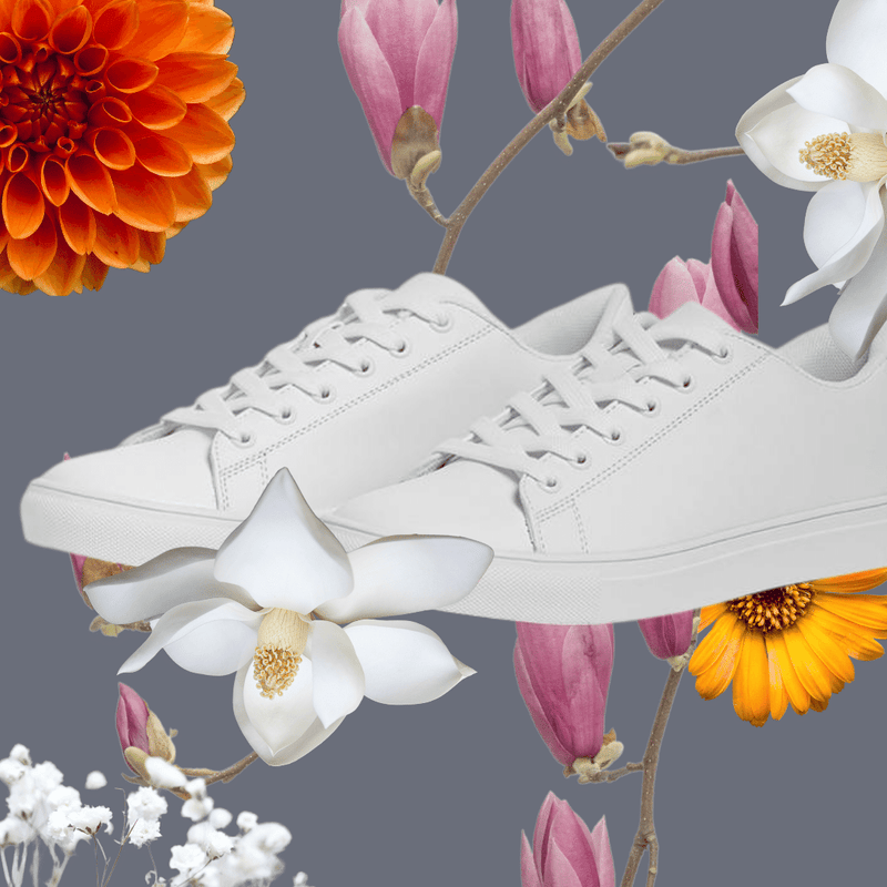 LES WOO 322 | VEGAN LEATHER SNEAKER | WHITE - les woo 