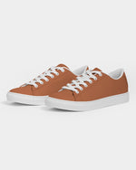 LES WOO 322 | VEGAN LEATHER SNEAKER | RUST - les woo 