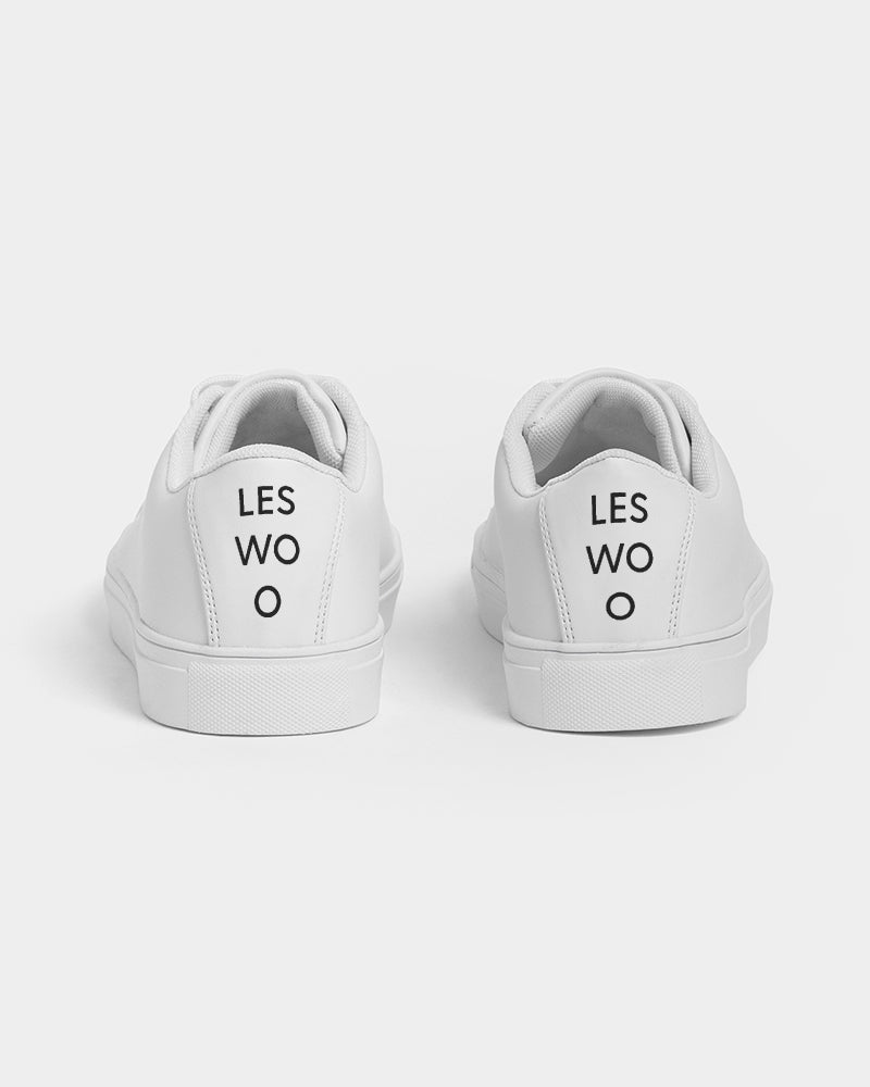 LES WOO 322 | VEGAN LEATHER SNEAKER | WHITE - les woo 