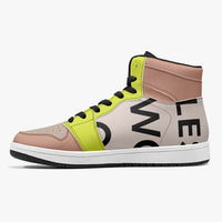 222 WOO Girl | High-Top | Leather Sneakers - les woo 