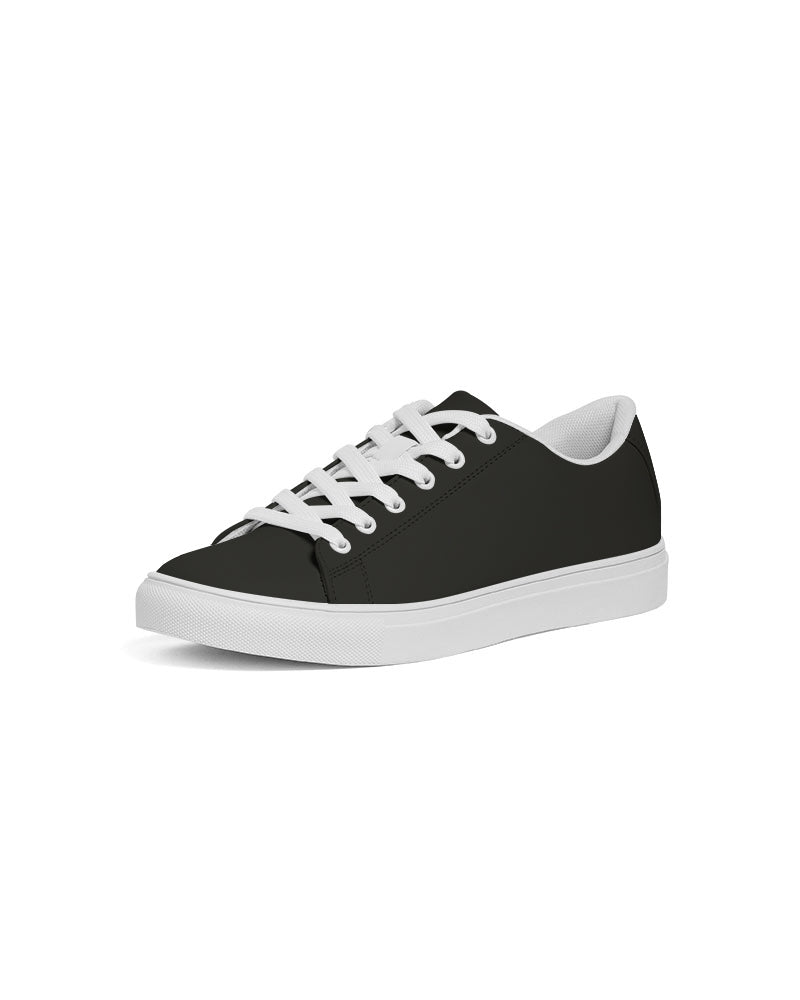 LES WOO 322 | VEGAN-LEATHER SNEAKER | BLACK - les woo 
