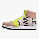 222 WOO Girl | High-Top | Leather Sneakers - les woo 