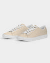 LES WOO 322 | VEGAN LEATHER SNEAKER | SAND STONE - les woo 