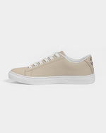 LES WOO 322 | VEGAN LEATHER SNEAKER | SAND STONE - les woo 