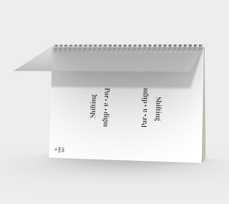 Paradigm Shifting | Spiral Notebook - les woo 