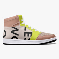 222 WOO Girl | High-Top | Leather Sneakers - les woo 
